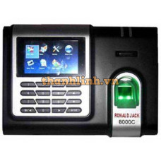 Máy chấm công vân tay + thẻ cảm ứng Ronald Jack 8000C